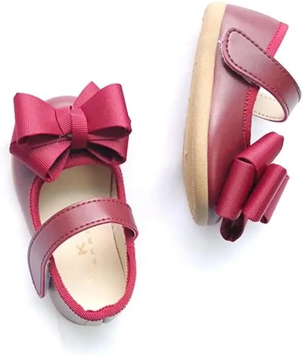 TN TANGNEST Toddler Girls Ballet Flats Bowknot Mary Jane School Wedding Party Dress Shoes