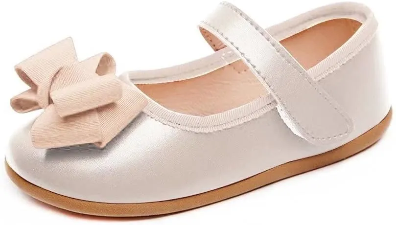 TN TANGNEST Toddler Girls Ballet Flats Bowknot Mary Jane School Wedding Party Dress Shoes