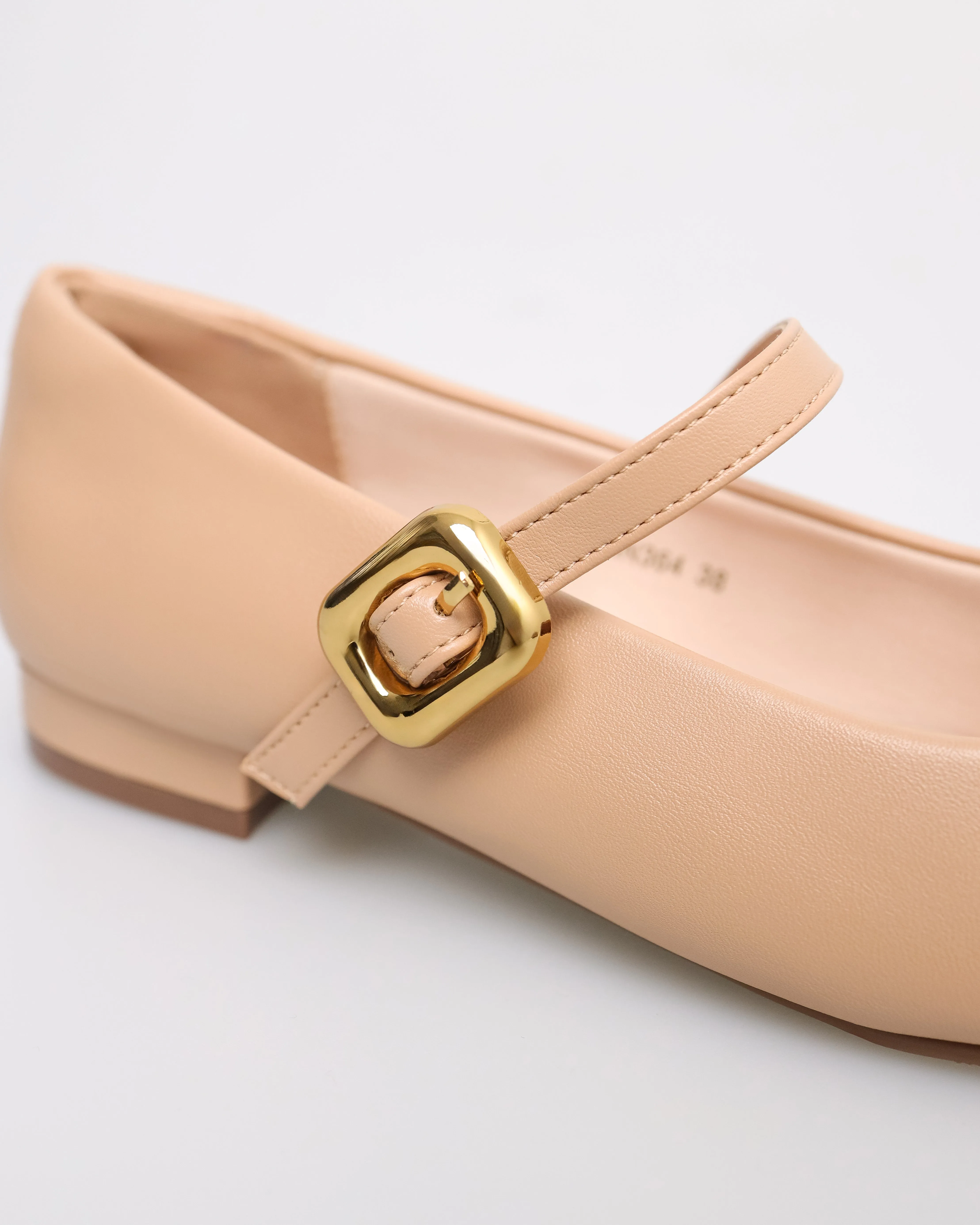 Tomaz NN364 Ladies Buckle Flats