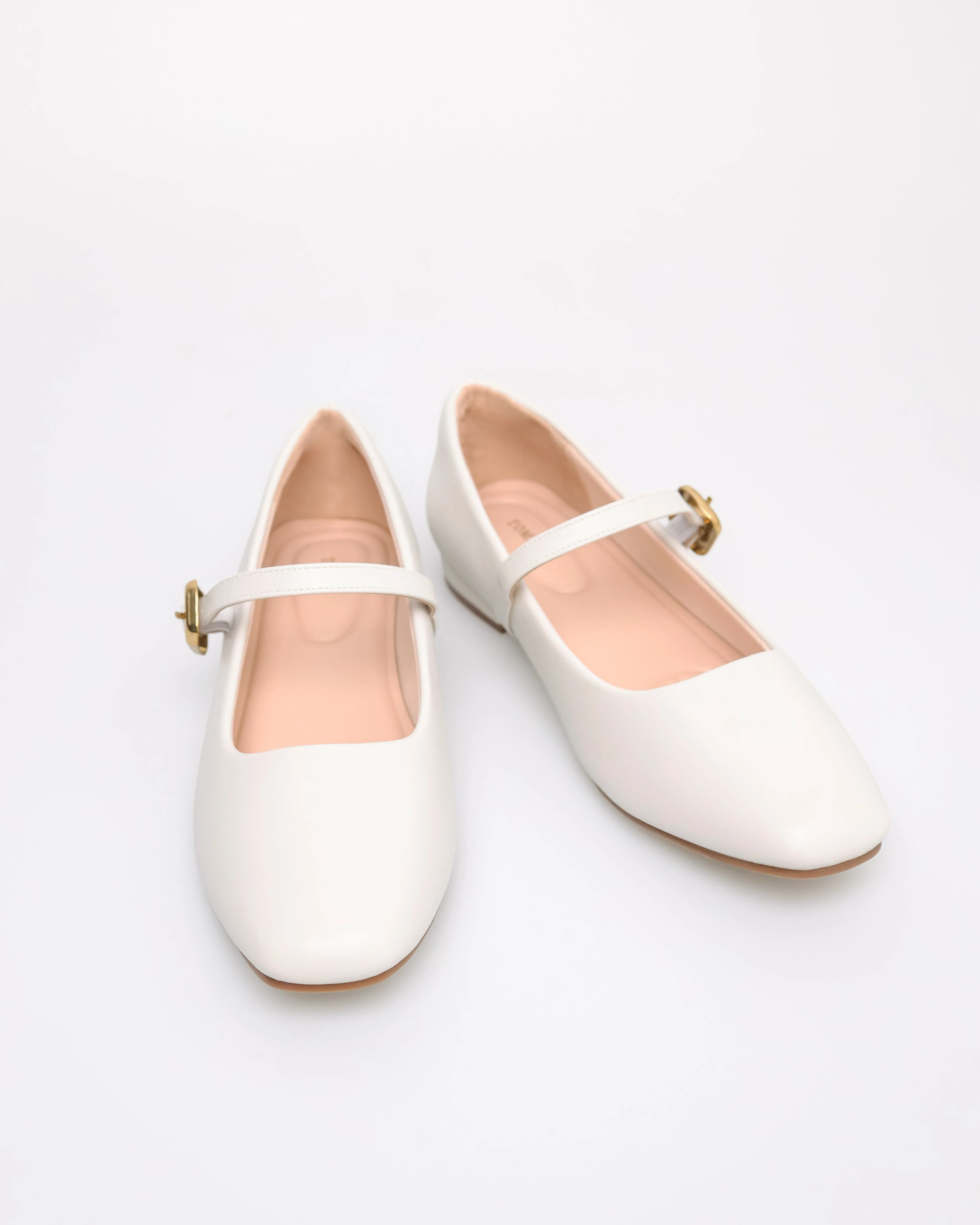 Tomaz NN364 Ladies Buckle Flats