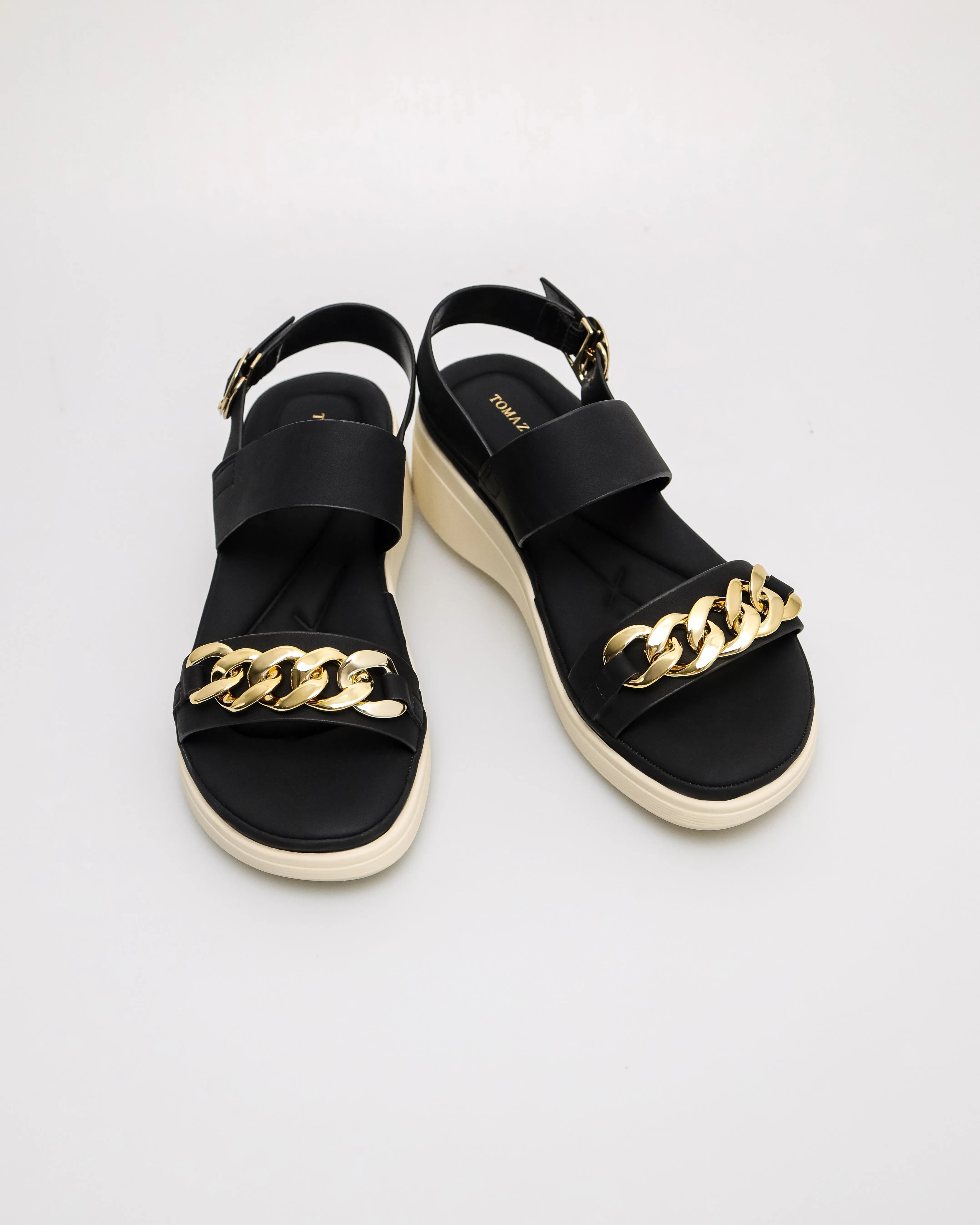Tomaz NN512 Ladies Golden Chain Sandal