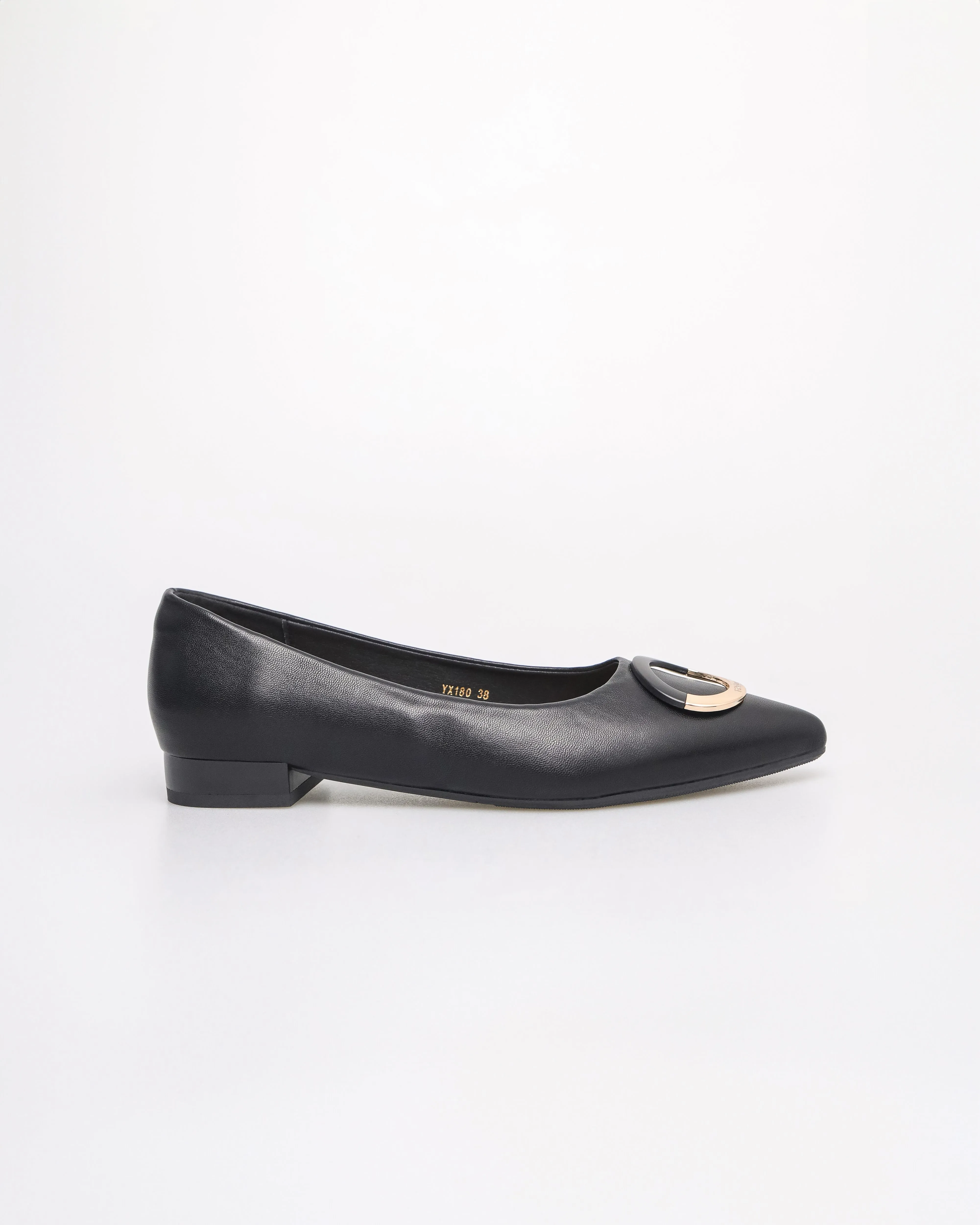 Tomaz YX180 Ladies Bohemian Buckle Flats