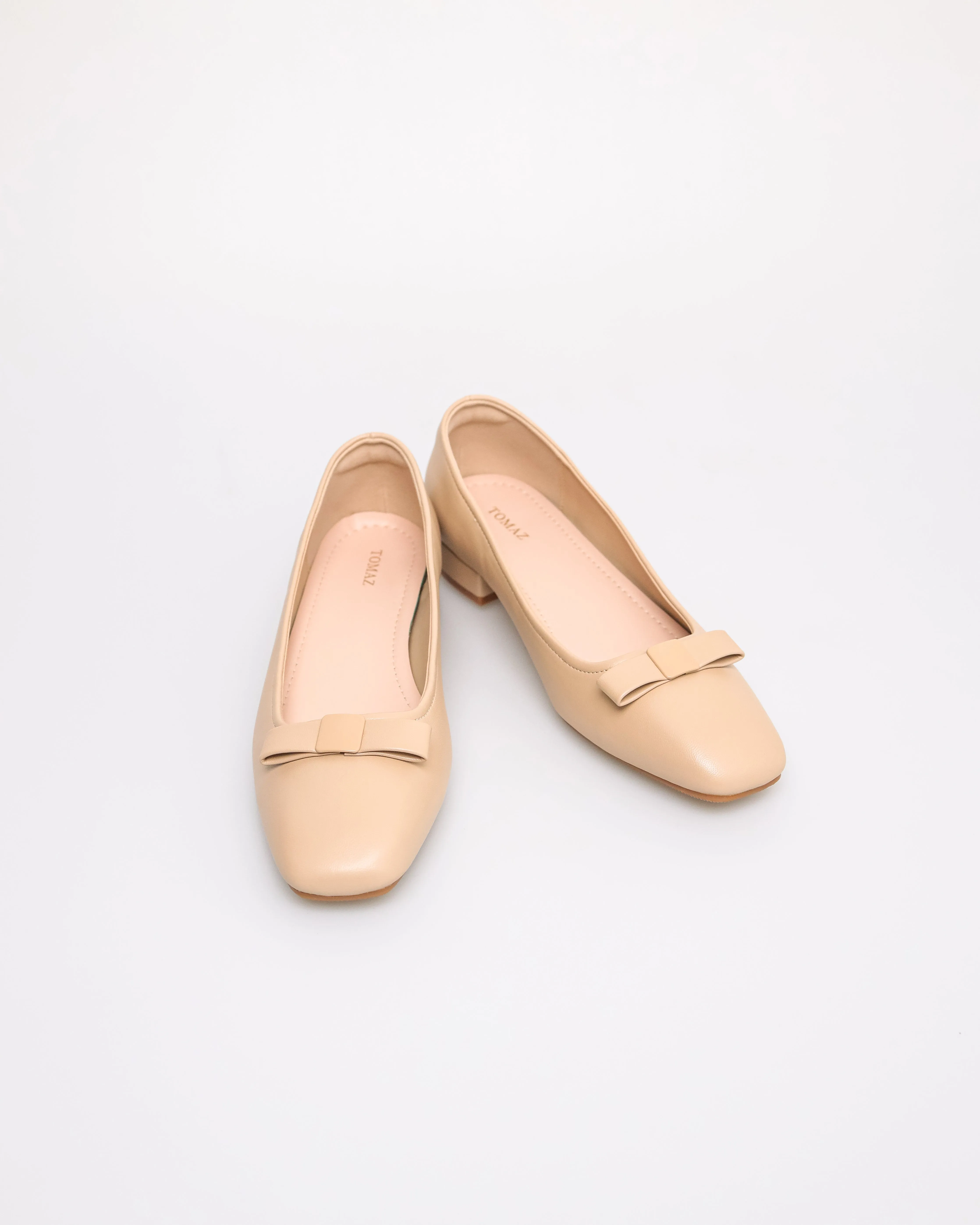 Tomaz YX198 Ladies Folded Ribbon Flats