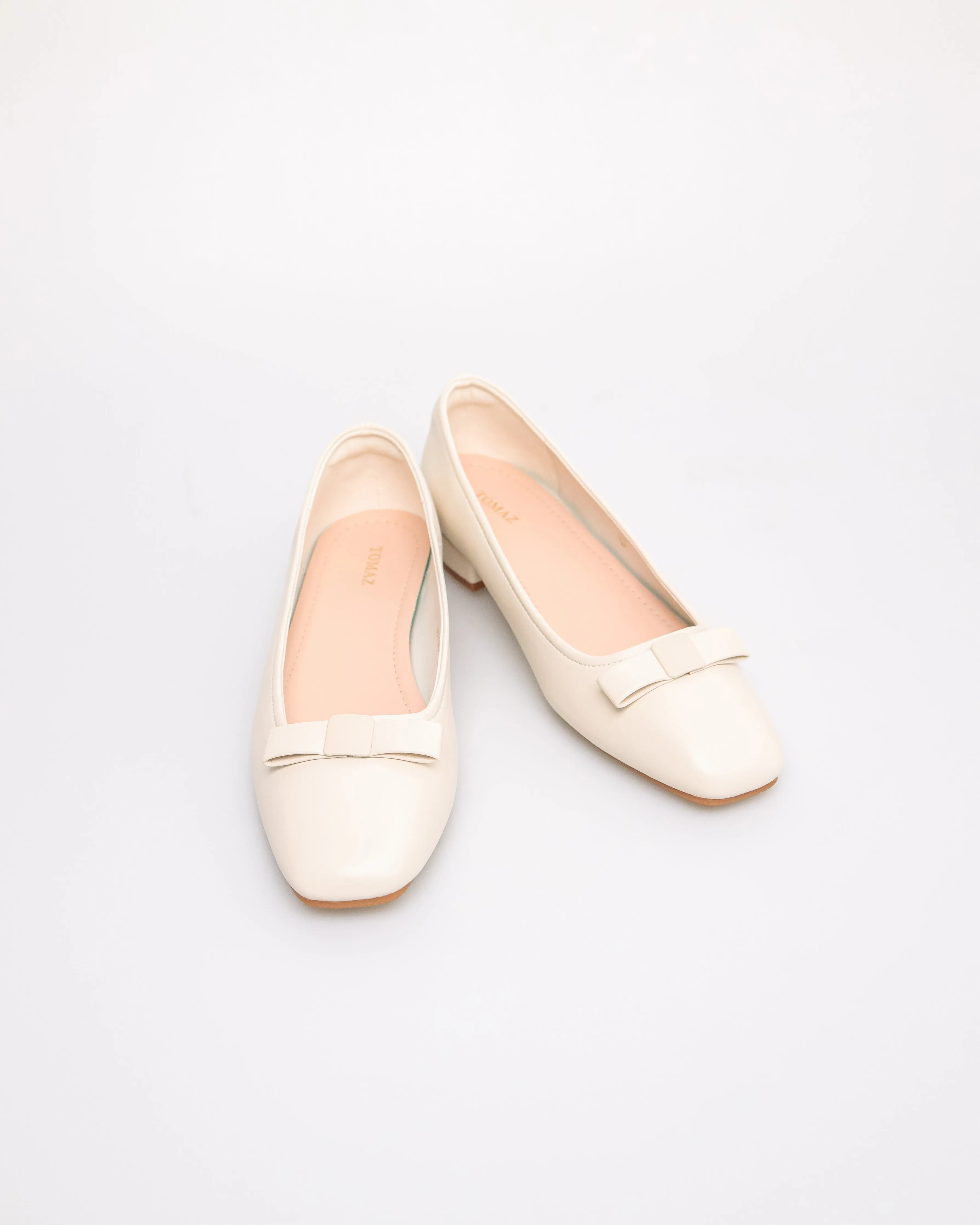 Tomaz YX198 Ladies Folded Ribbon Flats