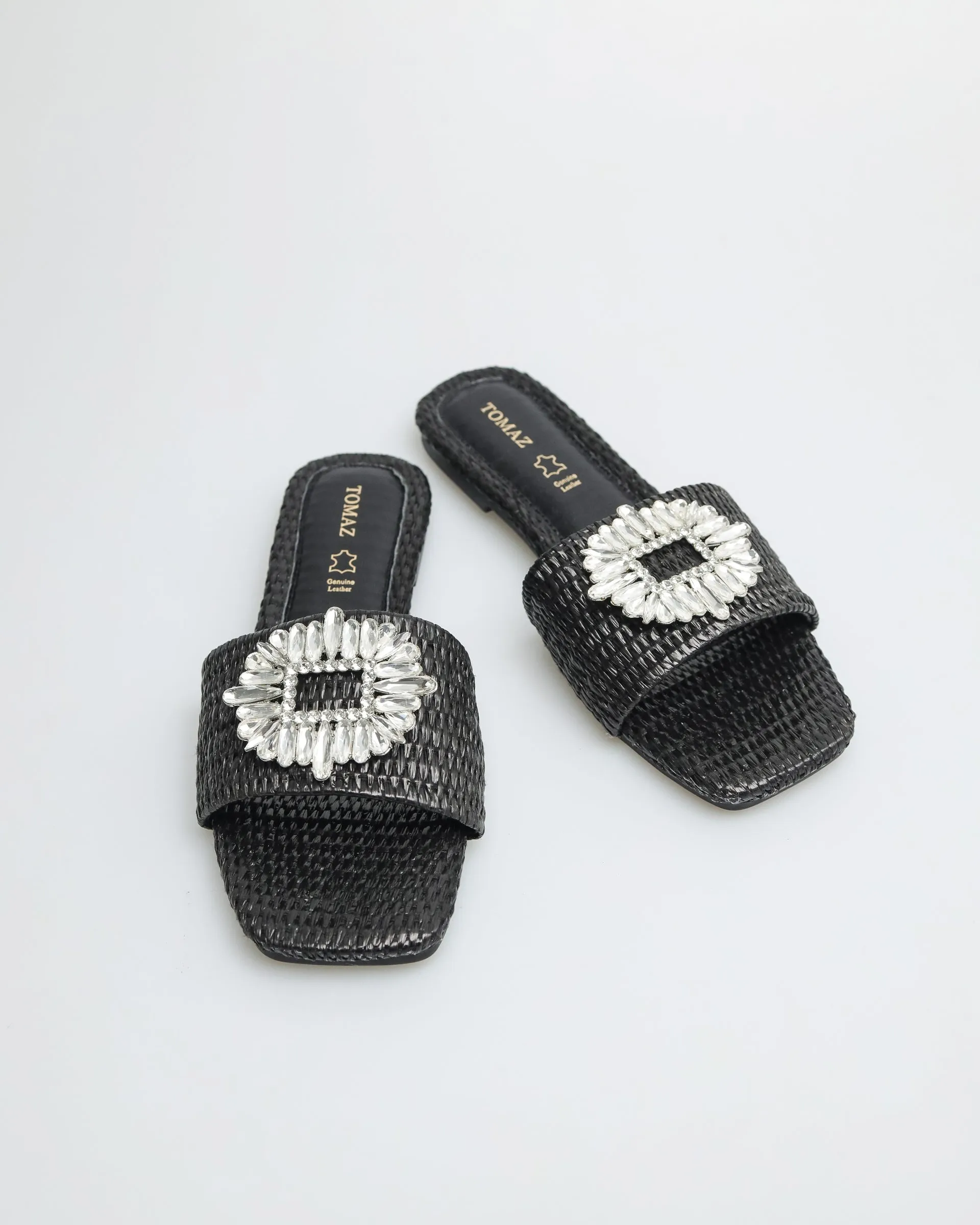 Tomaz YX96 Ladies Flower Gem Sandals