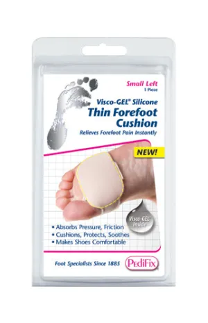 Visco-gel Silicone Thin Forefoot Cushion Small Right