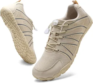 WateLves Barefoot Water Shoes Women Men Breathable Wide Width Toe Box Beach Walking Shoes Comfortable Slip On Minimalist Sneakers for Travel Hiking