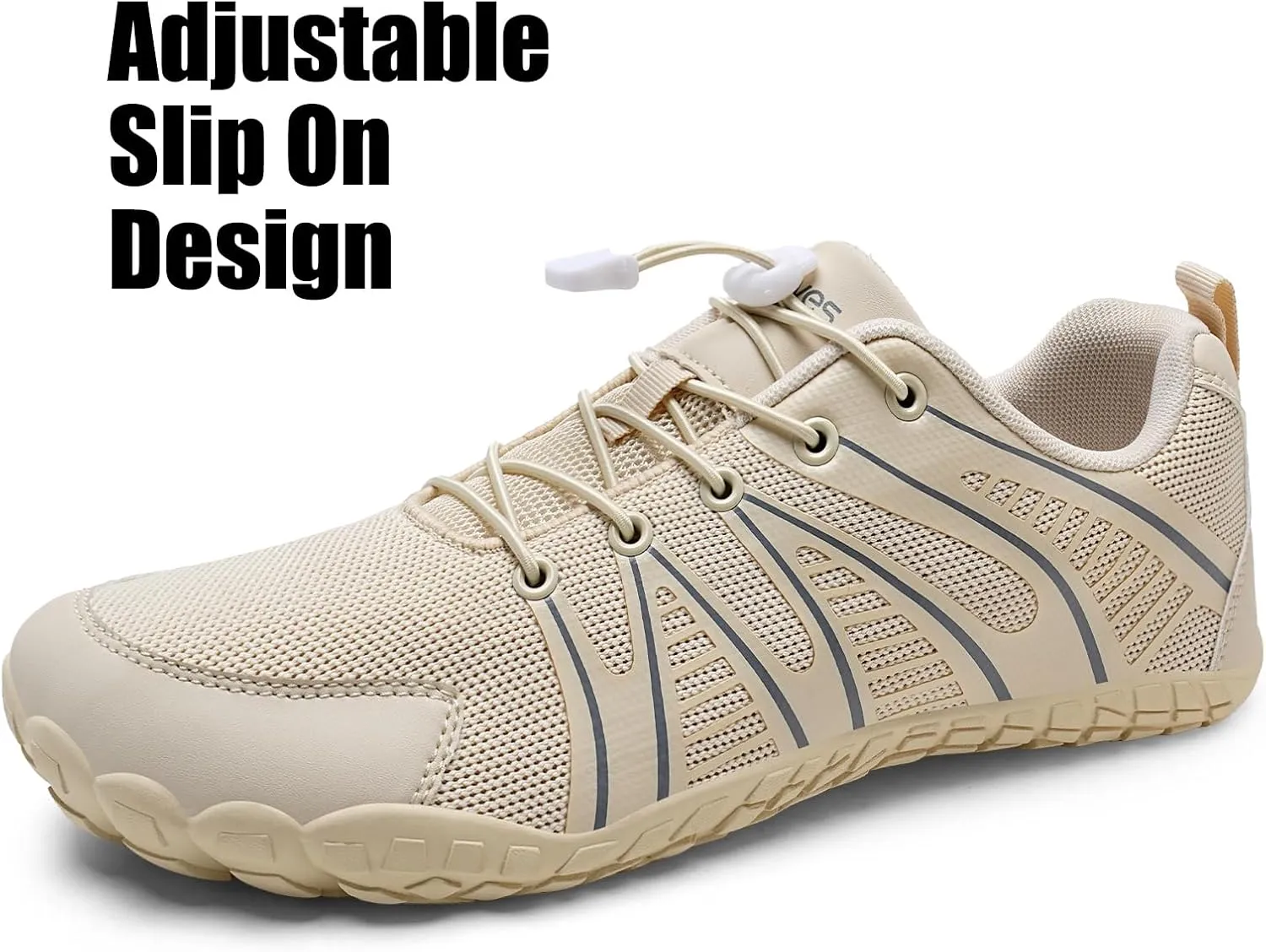 WateLves Barefoot Water Shoes Women Men Breathable Wide Width Toe Box Beach Walking Shoes Comfortable Slip On Minimalist Sneakers for Travel Hiking