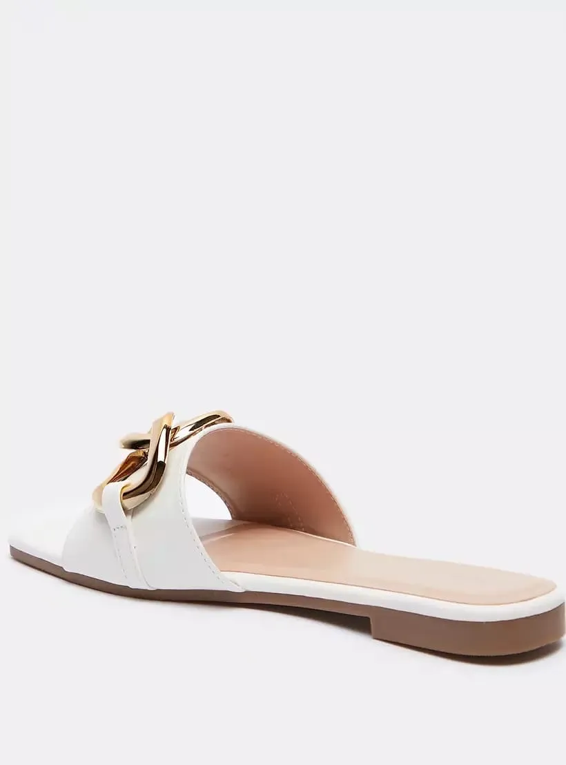 Womens Flat Square Open Toe Sandals   S630018