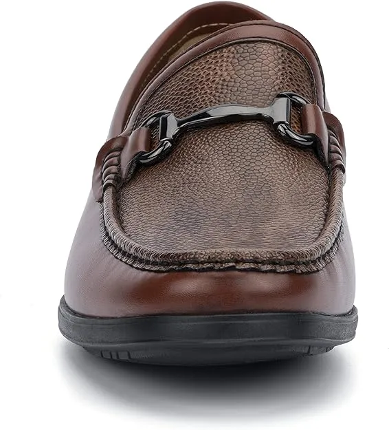 XRAY Footwear Men's Woodson Low Top Faux Leather Loafer   Color Cognac Size 9.5M